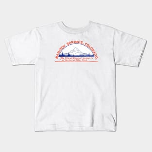 Vintage Manitou Springs, Colorado Kids T-Shirt